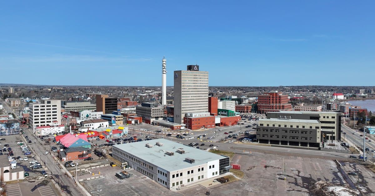 Downtown Moncton in Moncton, New Brunswick